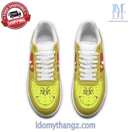 Basic F.ckin Grinch Air Force 1 Sneakers