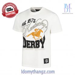 Unisex Homme + Femme Cream Kentucky Derby 149 1875 T-Shirt1714051626