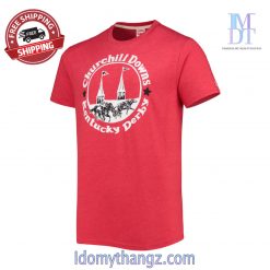 Men's Homage Red Kentucky Derby Racing T-Shirt
