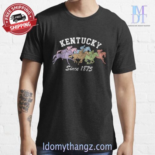 Derby Retro Kentucky Vintage Since 1875 Funny Horse Racing T-Shirt