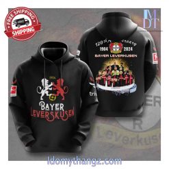 120th Anniversary 1904-2024 Bayer Laverkusen Hoodie