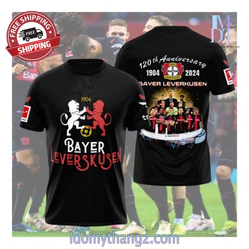 120th Anniversary 1904 2024 Bayer Laverkusen T-Shirt