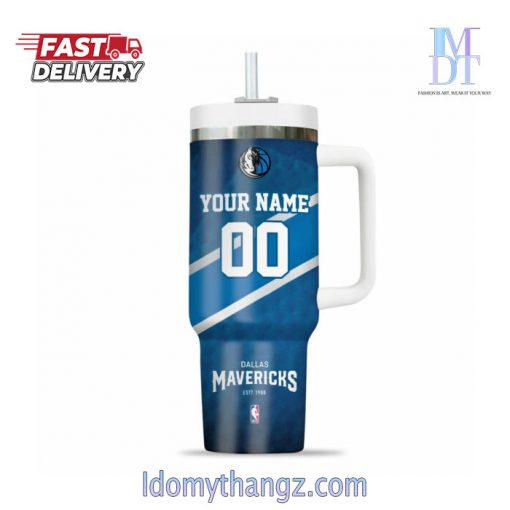 Premium Dallas Mavericks Stanley Tumbler 40 Oz