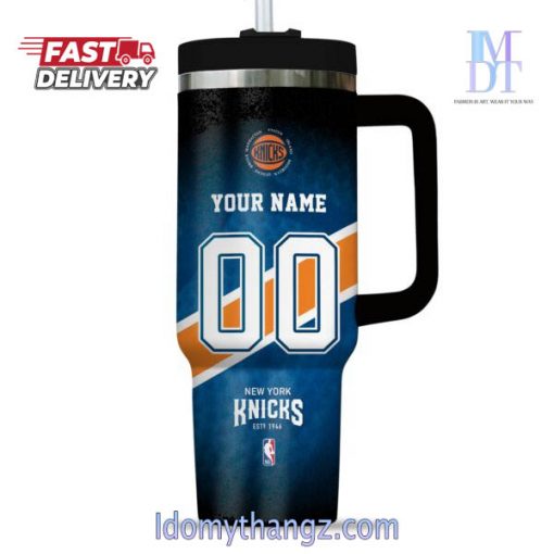 Premium New York Knicks Stanley Tumbler 40 Oz
