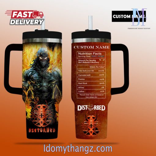 Premium Disturbed Stanley Tumbler 40 Oz