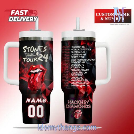 Premium The Rolling Stones Stanley Tumbler 40 Oz