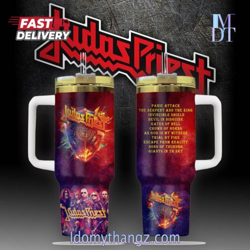 Premium Judas Priest Stanley Tumbler 40 Oz