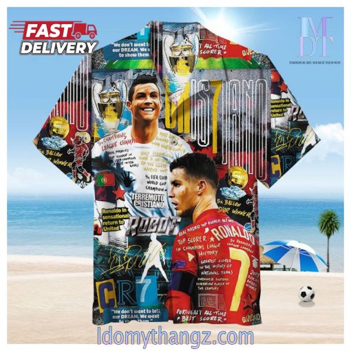 Cristiano Ronaldo Hawaiian Shirt