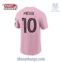 Inter Miami Leo Messi Pink T-Shirt