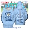 Manchester City Football Club Champions 2023 2024 Premier League Thank You For The Memories Hoodie