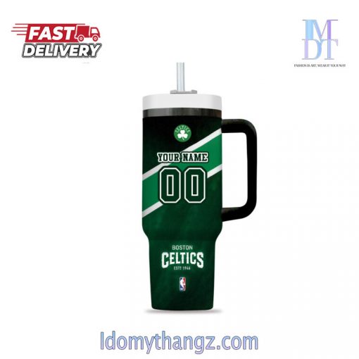 Premium Boston Celtics Stanley Tumbler 40 Oz
