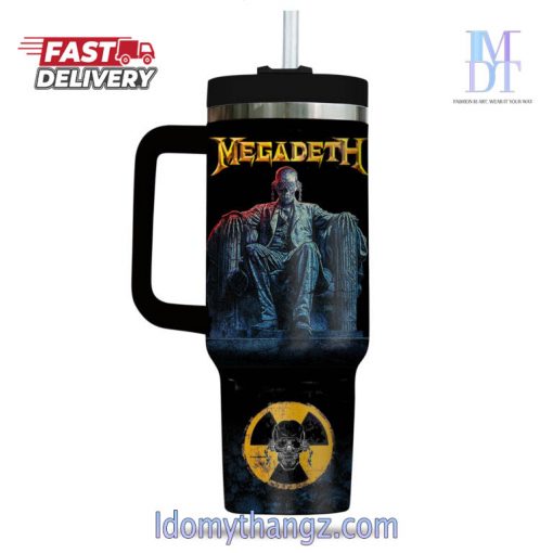 Premium Megadeth Stanley Tumbler 40 Oz