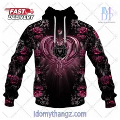 Personalized MLS Inter Miami CF Roses Dragon Couple Hoodie