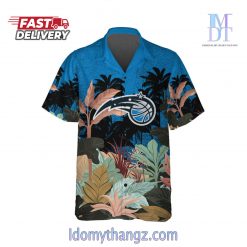 Orlando Magic Team Logo Pattern Tropical Hawaiian Set