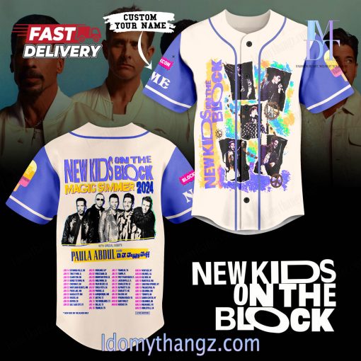 Premium NKOTB Custom Magic Summer 2024 Baseball Jersey