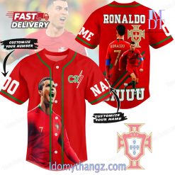 Cristiano Ronaldo CR7 Custom Baseball Jersey