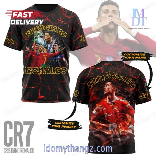 PREMIUM Cristiano Ronaldo CR7 Custom T-Shirt