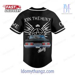 Supernatural Join The Hunt Custom Baseball Jersey