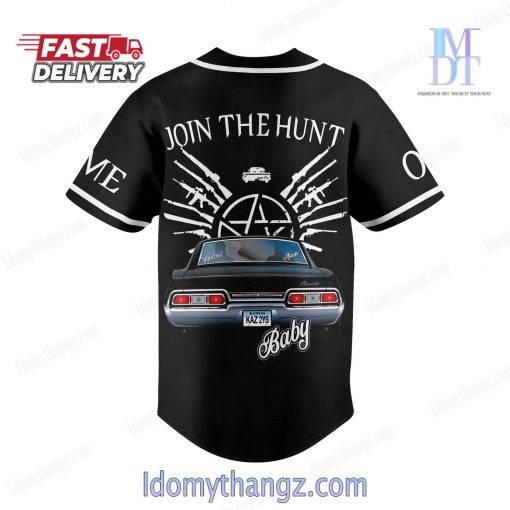 Supernatural Join The Hunt Custom Baseball Jersey