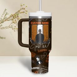 Justin Timberlake Custom Name Stanley Tumbler