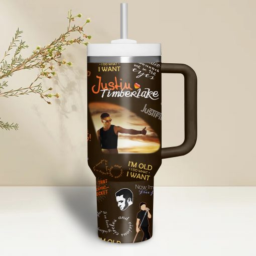 Justin Timberlake Custom Name Stanley Tumbler