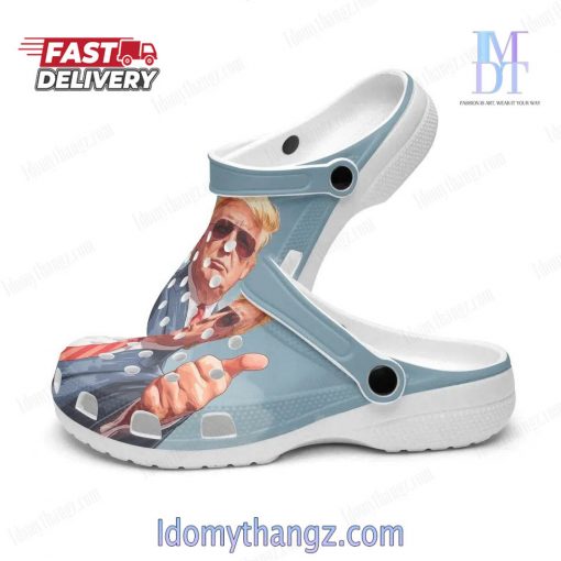 Donald Trump Inspired Artistic Clogs Shoes