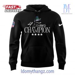 Limited Edition Florida Everblades 4 Times Champions Kelly Cup Hoodie