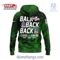 Limited Edition Florida Everblades Champions Kelly Cup Hoodie