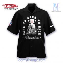 Florida Everblades Black Hawaiian Shirt Champions Kelly 2024
