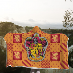 Casespring 3D Harry Potter Gryffindor Custom Hooded Blanket
