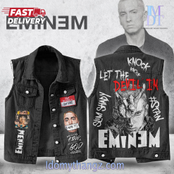 Eminem Let The Devil In Sleeveless Denim Jacket