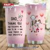 Custom Name Gift For Dad My Veteran Father’s Day Tumbler