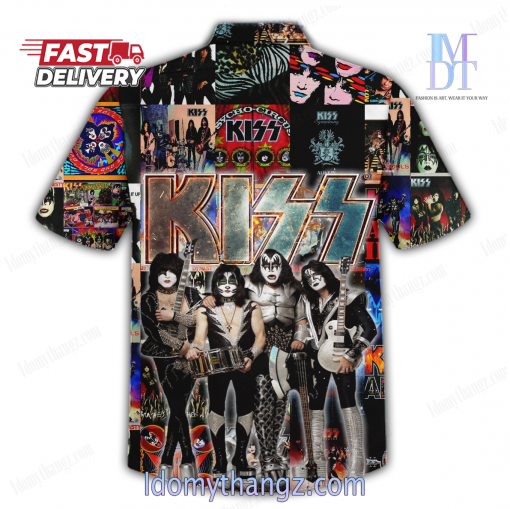 Kiss Band All The Albums Hawaiian Shirt