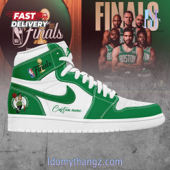 Limited Edition Boston Celtics Champions 2024 For Fans Shoes Air Jordan 1 2