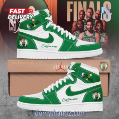 Limited Edition Boston Celtics Champions 2024 For Fans Shoes Air Jordan 1