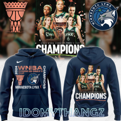 Minnesota Lynx COMMISSIONER CUP 2024 CHAMPIONS Hoodie