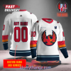 Personalized AHL Hershey Bears White Hockey Jersey 2024