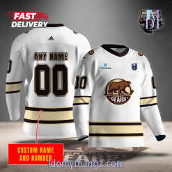 Personalized AHL Hershey Bears Hockey Jersey 2024 4