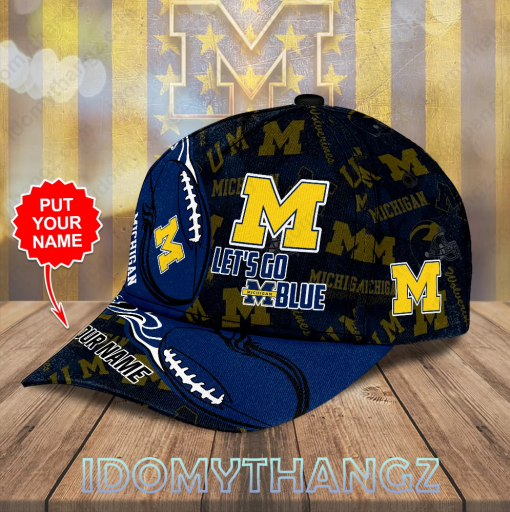 Personalized Michigan Wolverines Classic Cap