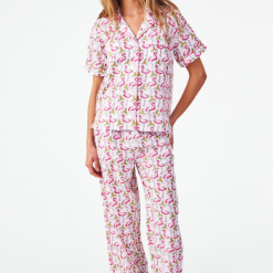 Roller Rabbit Freddy Flamingo Liza Pajamas Set 4