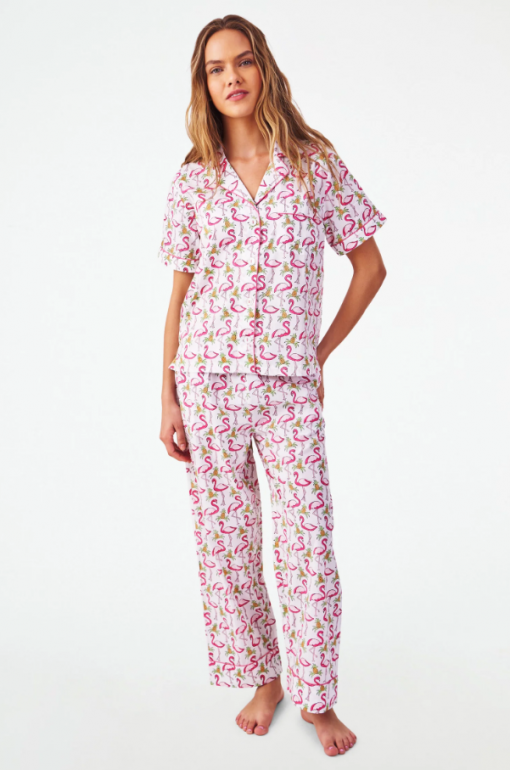 Roller Rabbit Freddy Flamingo Liza Pajamas Set