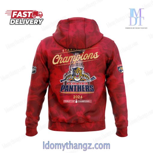 Florida Panthers Stanley Cup Champion 2024 Red Hoodie