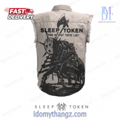Sleep Token Show Me What You’ve Lost Sleeveless Denim Jacket