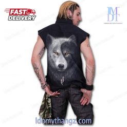 Wolf Chi Sleeveless Denim Jacket