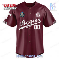Texas A&M Aggies Baseball Jersey 2024 2
