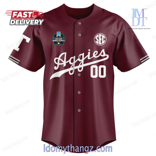 Texas A&M Aggies Baseball Jersey 2024