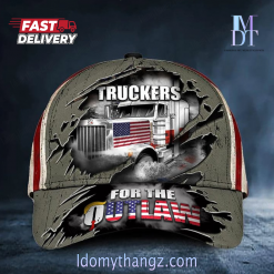 Trucker For The Outlaw Hat Support For Felon Patriot Hat Gifts For Truck Drivers