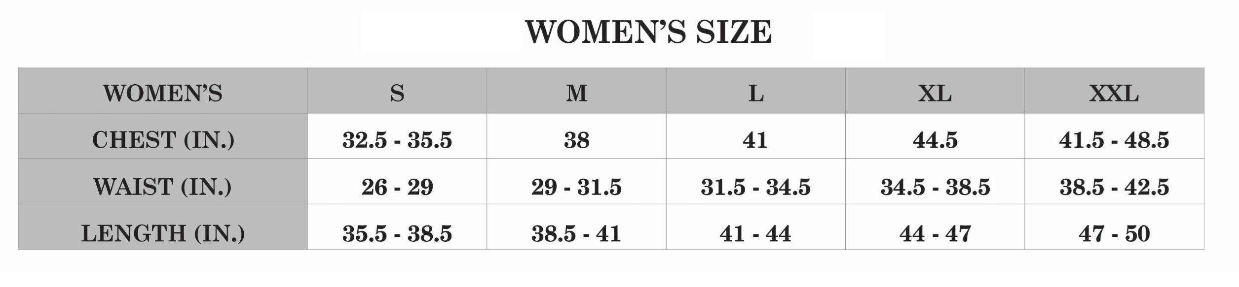 Women Size