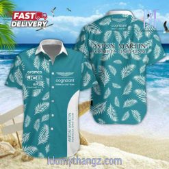 Aston Martin Cognizant F1 Team Hawaiian Shirt