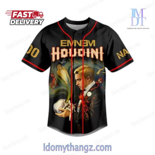 Eminem Houdini Guess Who Back Custom Baseball Jersey